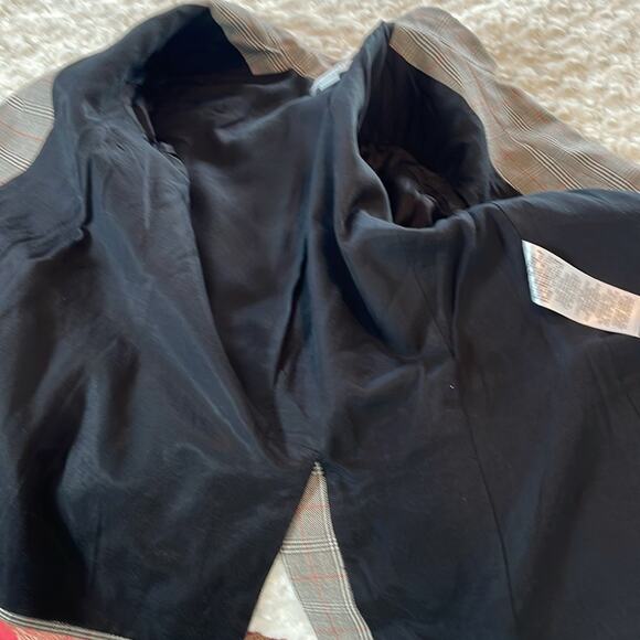 Stella McCartney Plaid Wool Stand Collar Blazer Size EU 40 - Picture 12 of 14